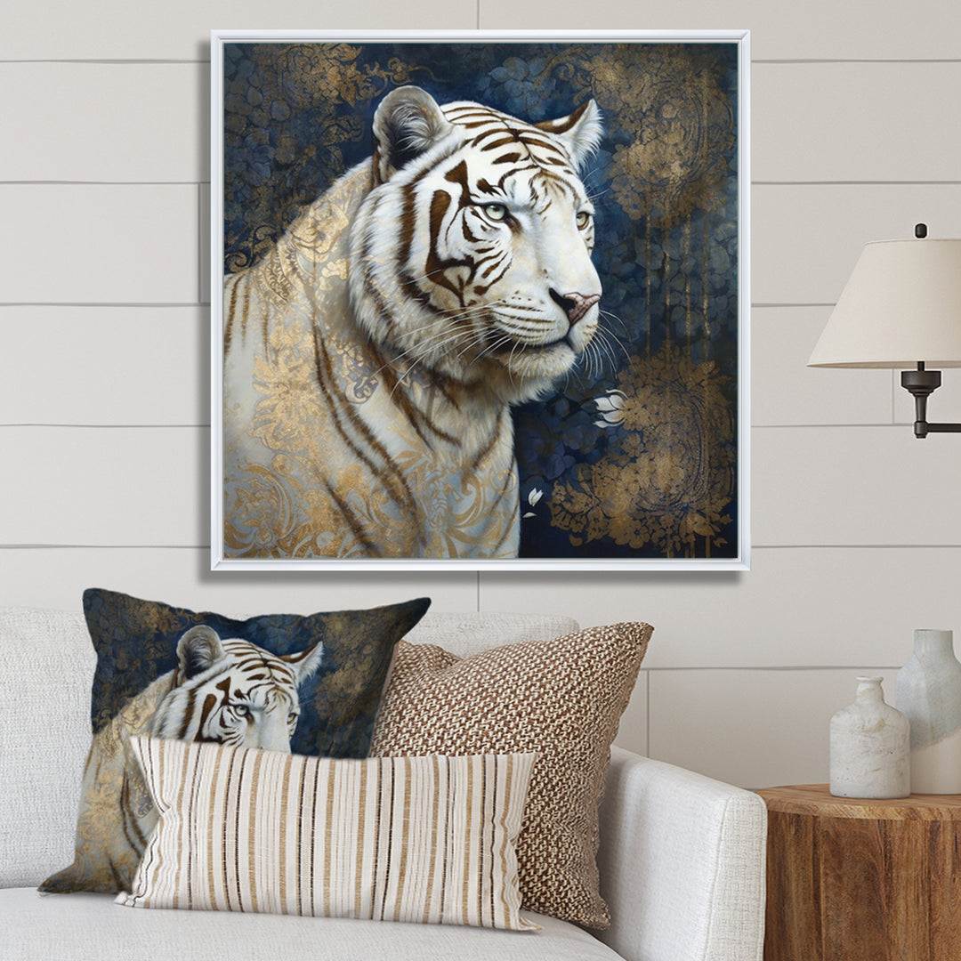 Majestic White Tiger - Tiger Wall Art Prints