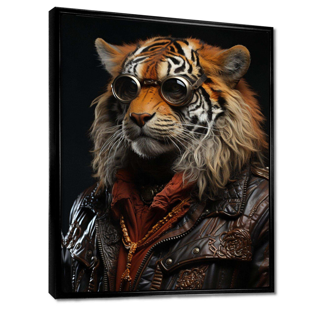 Stylish Tiger II - Animals Canvas Wall Art