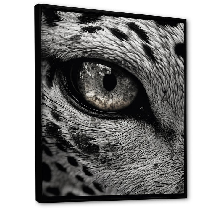 Fierce Tiger Eye - Tiger Framed Canvas Art
