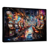 Casino Royale Slot Machine I - Fashion Canvas Wall Art