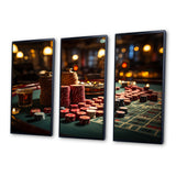 Casino Royale Blackjack I - Split Panel Canvas Art