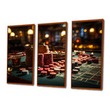 Casino Royale Blackjack I - Split Panel Canvas Art