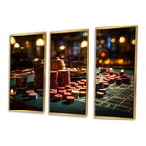 Casino Royale Blackjack I - Split Panel Canvas Art