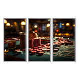 Casino Royale Blackjack I - Split Panel Canvas Art