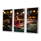 Casino Royale Blackjack I - Split Panel Canvas Art