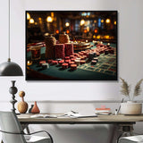 Casino Royale Blackjack I - Fashion Canvas Wall Art