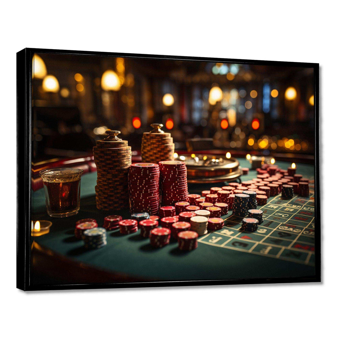Casino Royale Blackjack I - Fashion Canvas Wall Art