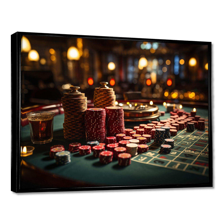 Casino Royale Blackjack I - Fashion Canvas Wall Art