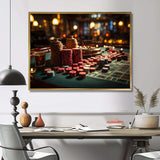 Casino Royale Blackjack I - Fashion Canvas Wall Art