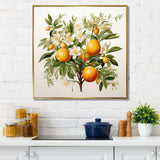 Orange Tree - Food & Beverage Canvas Wall Art