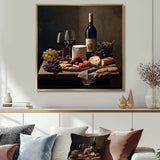 Cheese and Wine II - Food & Beverage Canvas Wall Art