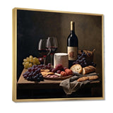 Cheese and Wine II - Food & Beverage Canvas Wall Art