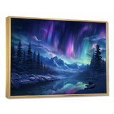 Northern Lights I - Landscapes Canvas Wall Art