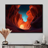 Magical Lower Canyon II - Landscapes Canvas Wall Art