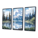 Mountain View Bliss III - Canvas Wall Art Sets