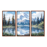 Mountain View Bliss III - Canvas Wall Art Sets