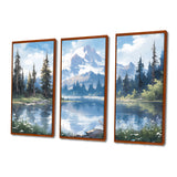 Mountain View Bliss III - Canvas Wall Art Sets