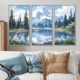 Mountain View Bliss III - Canvas Wall Art Sets