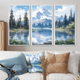 Mountain View Bliss III - Canvas Wall Art Sets
