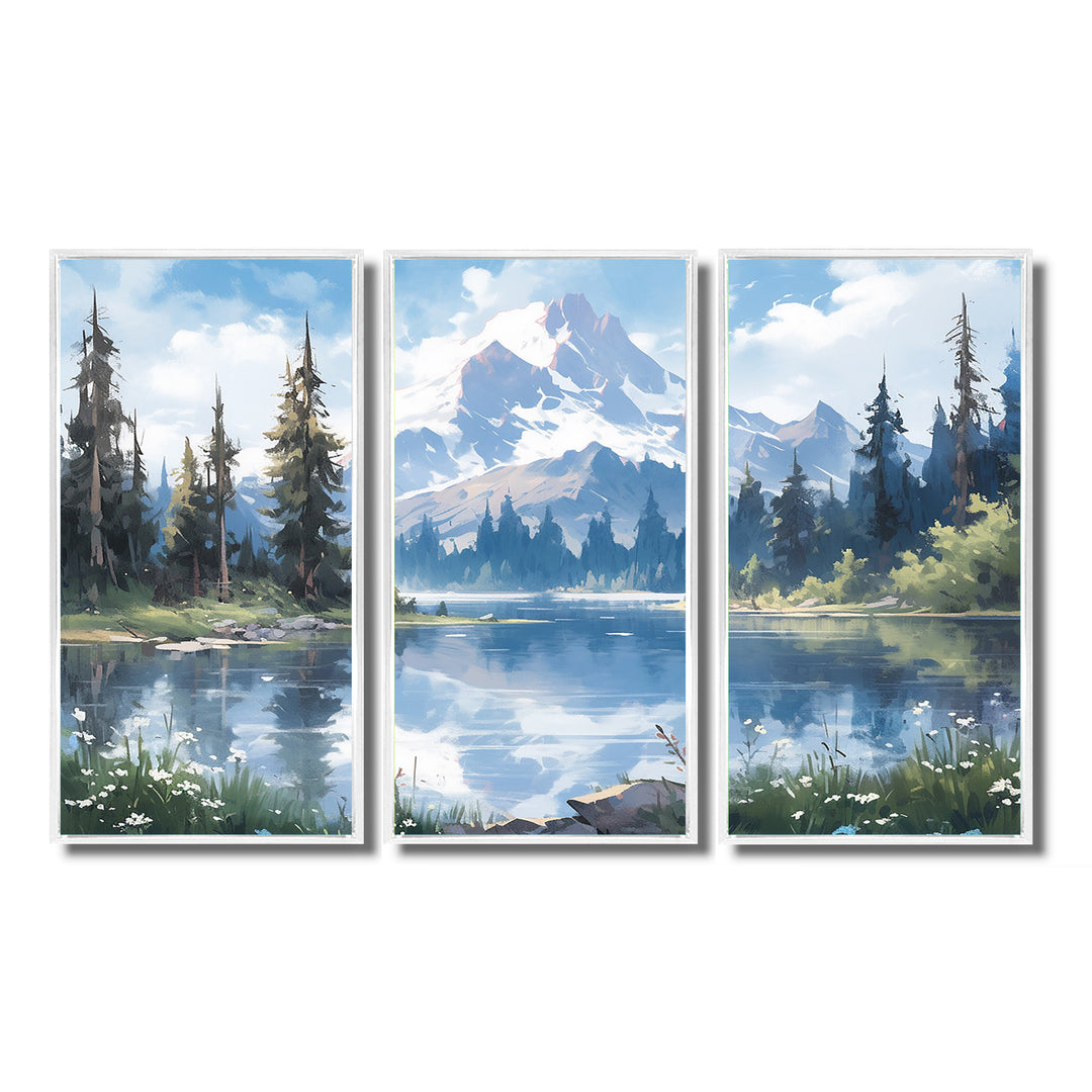 Mountain View Bliss III - Canvas Wall Art Sets