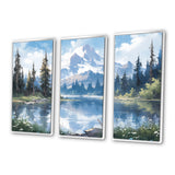 Mountain View Bliss III - Canvas Wall Art Sets