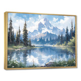 Mountain View Bliss III - Landscapes Canvas Wall Art