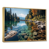 Lakeside Retreat I - Cottage Canvas Wall Art