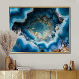 Geode Gems I - Landscapes Canvas Wall Art