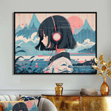 Female Anime Character IV - Fashion Canvas Wall Art