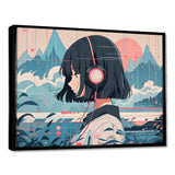 Female Anime Character IV - Fashion Canvas Wall Art