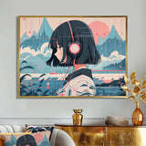 Female Anime Character IV - Fashion Canvas Wall Art