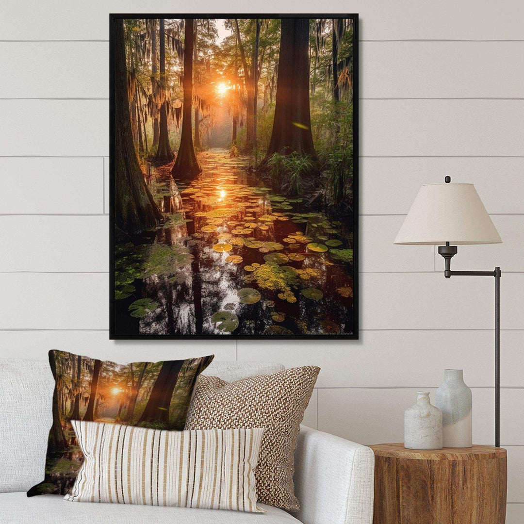 USA Georgia State II - Landscapes Canvas Wall Art