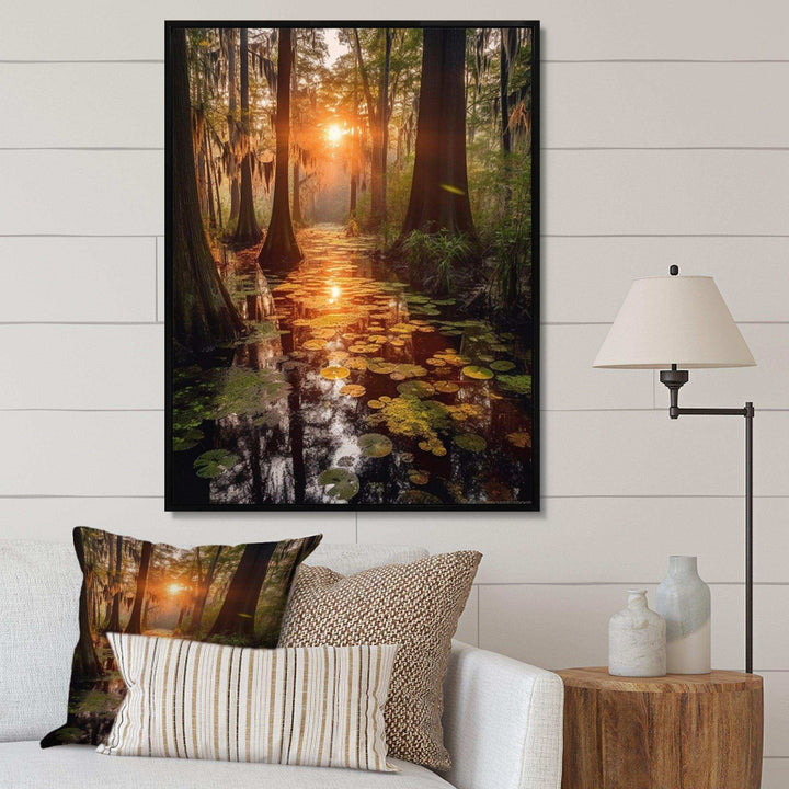 USA Georgia State II - Landscapes Canvas Wall Art