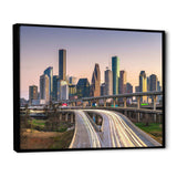 Houston Texas Skyline - Landscapes Canvas Wall Art