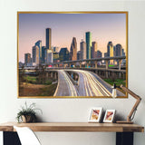 Houston Texas Skyline - Landscapes Canvas Wall Art