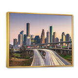 Houston Texas Skyline - Landscapes Canvas Wall Art