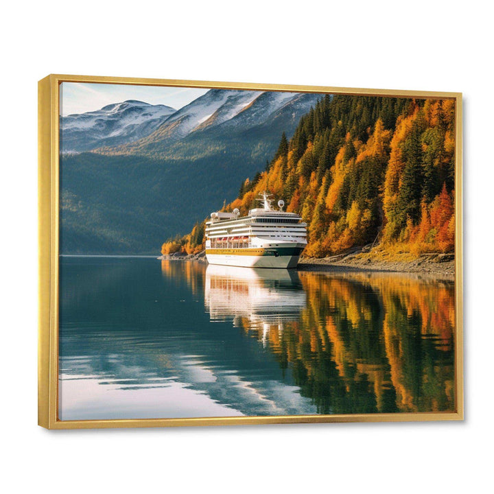 Breathtaking Cruise In Alaska - Landscapes Canvas Wall Art
