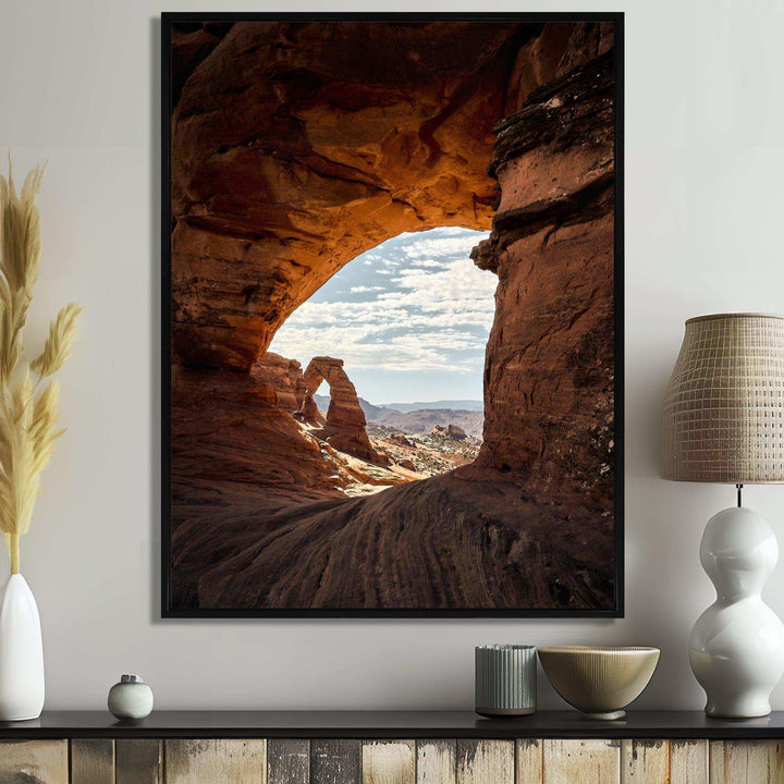 Arizona Canyon Arch National Park II - Landscapes Canvas Wall Art