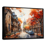 Old Street Boston Views - Cityscapes Canvas Wall Art