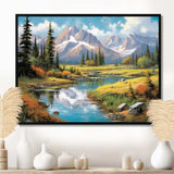 Colorado Mountain Senerity I - Landscapes Canvas Wall Art