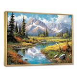 Colorado Mountain Senerity I - Landscapes Canvas Wall Art