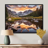 Colorado Mountain Senerity III - Landscapes Canvas Wall Art