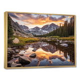 Colorado Mountain Senerity III - Landscapes Canvas Wall Art