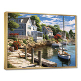 Connecticut'S Port Charm - Landscapes Canvas Wall Art