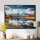 Denver The Majesty Of The Rocky Mountains I - Cityscapes Canvas Wall Art