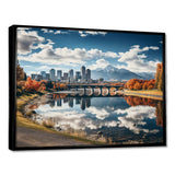 Denver The Majesty Of The Rocky Mountains I - Cityscapes Canvas Wall Art