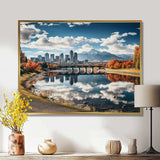 Denver The Majesty Of The Rocky Mountains I - Cityscapes Canvas Wall Art