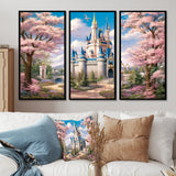 Enchantment Of Castles - Split Panel Canvas Art