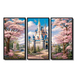 Enchantment Of Castles - Split Panel Canvas Art