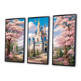 Enchantment Of Castles - Split Panel Canvas Art